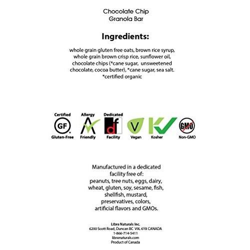 Nut Free, Gluten Free ≫≫ Red Berry Vegan Granola Bar - Libre Nat
