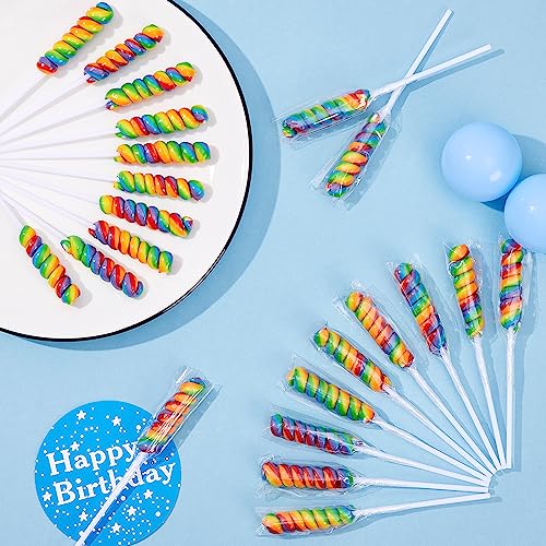 Twisty Lollipop, Rainbow Twist Lollipops Individually Wrapped Bu...