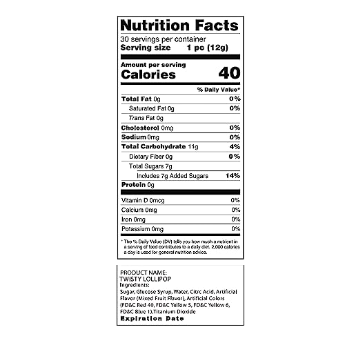 Twisty Lollipop, Rainbow Twist Lollipops Individually Wrapped Bu...