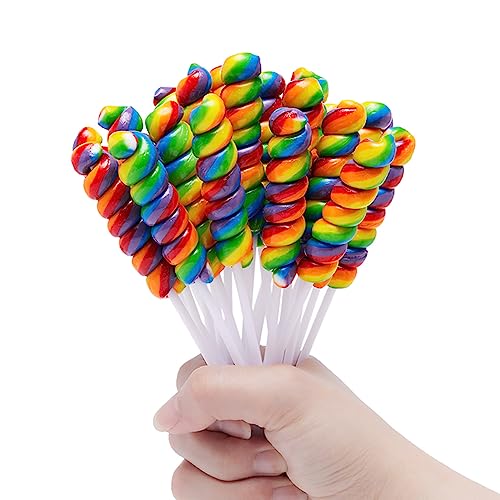 Twisty Lollipop, Rainbow Twist Lollipops Individually Wrapped Bu...