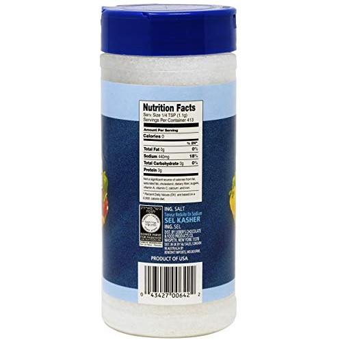 Lieber’s Kosher Salt – Premium Coarse Sea Salt – Certified Koshe...