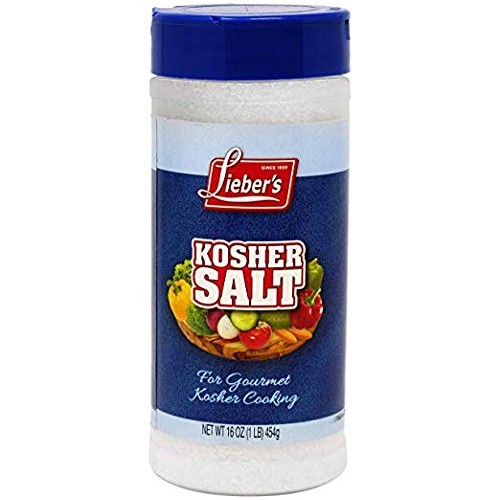 Lieber’s Kosher Salt – Premium Coarse Sea Salt – Certified Koshe...