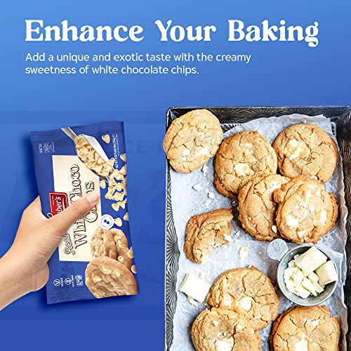 Lieber’s Real White Chocolate Chips, 9 oz – Gluten Free, Vegan, ...