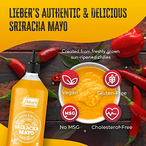 Liebers Authentic And Delicious Sriracha Mayo, Hot And Spicy Ma...