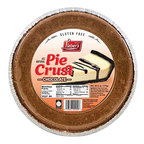 Liebers Chocolate Pie Crust 6 Oz - Gluten-Free - Kosher For Pas