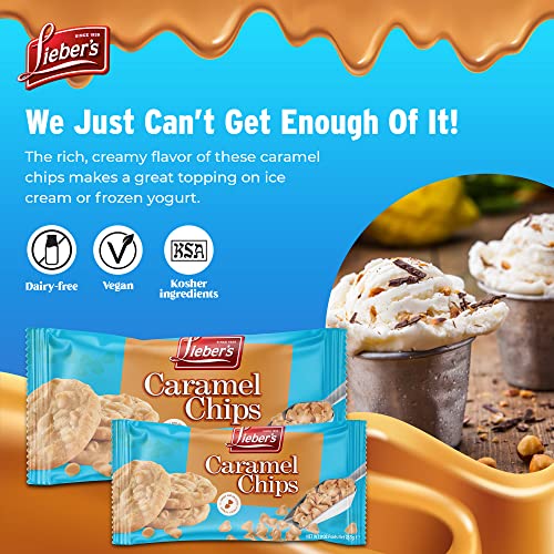 Liebers Real Caramel Chips| Baking Chips | Certified Kosher for...