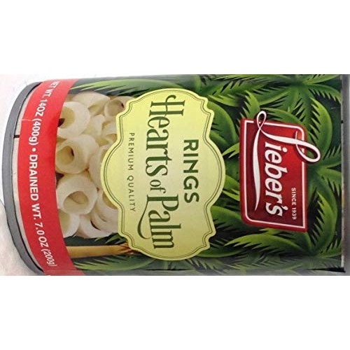 Liebers Rings Of Hearts Of Palm 14Oz Kosher For Passover - Pack