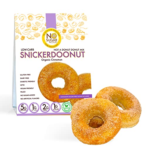 No Sugar Aloud Cinnamon Donut/Madeleine Mix No Sugar Added, Glu