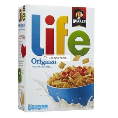 Quaker, Life Cereal, Original, 18Oz Box Pack Of 3
