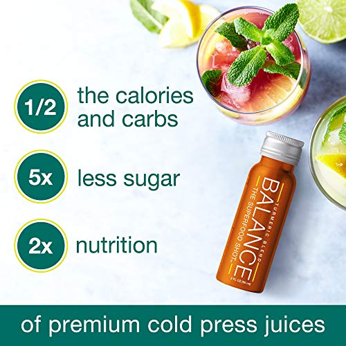 1/2 Day of Fruits & Veggies plus Turmeric and Ginger Shot, Organ...