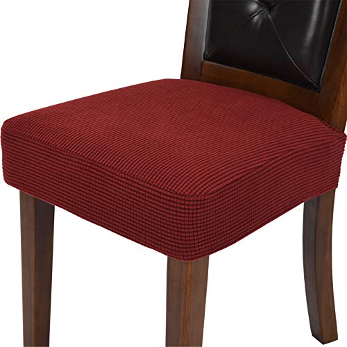 Chair Covers For Dining Room Chairs Set Of 4 Wine Red Stretch Wa