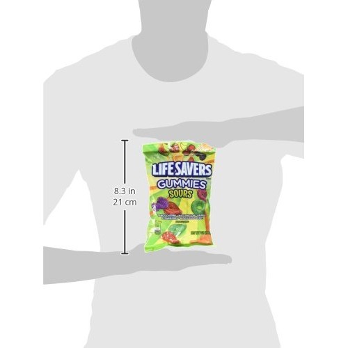 Lifesavers Gummies Candy Sours, 5 Flavors 7 Oz Pack Of 1