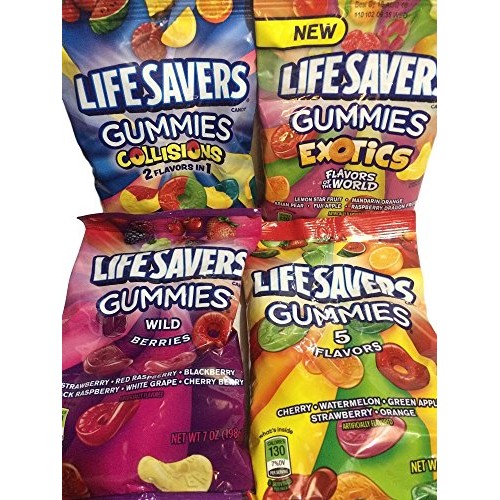 Lifesavers Gummies, Collisions, Wild Berries, Original &Amp; Exotics