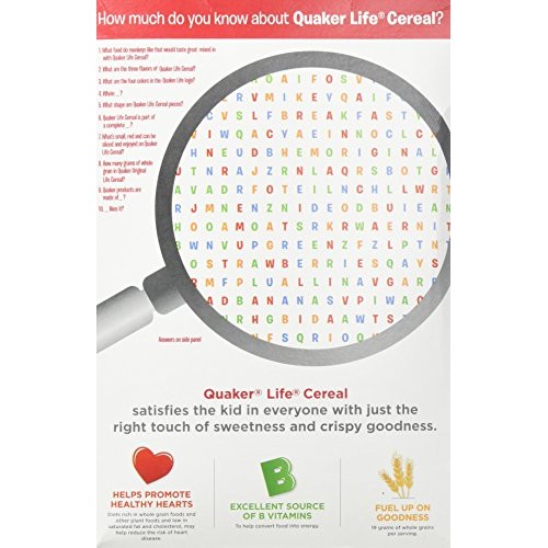 Life Cinnamon Flavored Multigrain Cereal 18 Oz. Box 2 Pack