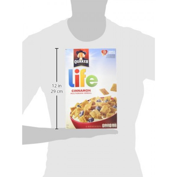 Life Cinnamon Flavored Multigrain Cereal 18 Oz. Box 2 Pack
