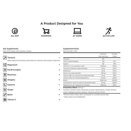 Lifeaid Vitality Blend, Daily Vitamins With Turmeric To Help Red