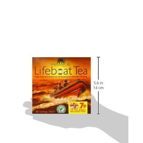Lifeboat Tea, 80 Count, 8.8 Ounce Boxes Pack Of 12