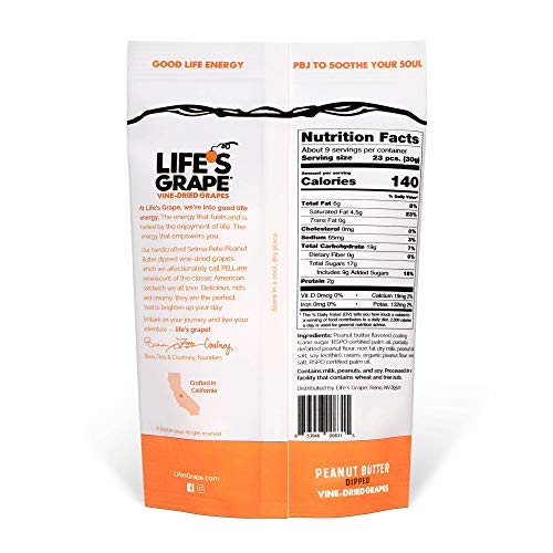 Lifes Grape Vine Dried Grapes - Peanut Butter | Raisins Revampe