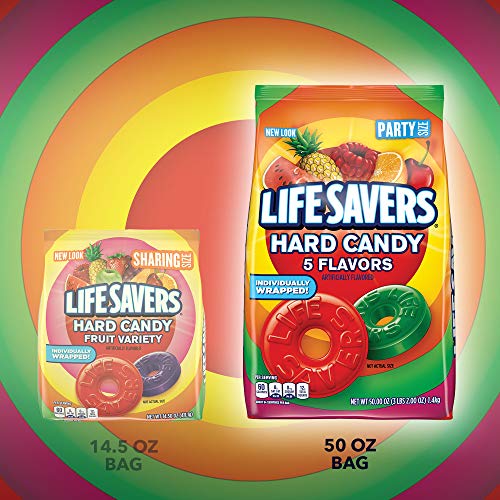 Life Savers 5 Flavors Hard Candy 50-Ounce Party Size Bag