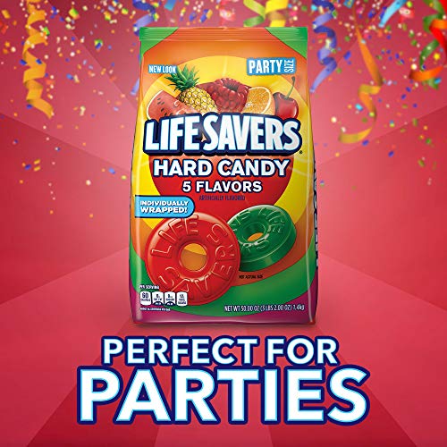 Life Savers 5 Flavors Hard Candy 50-Ounce Party Size Bag
