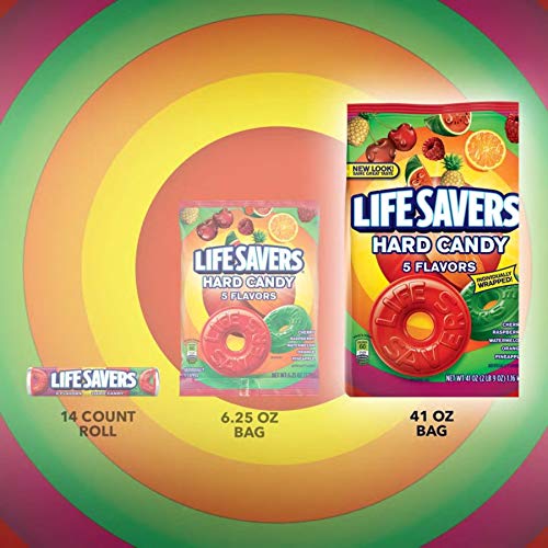 Life Savers 5 Flavor Gusset Bag, 41-Ounces