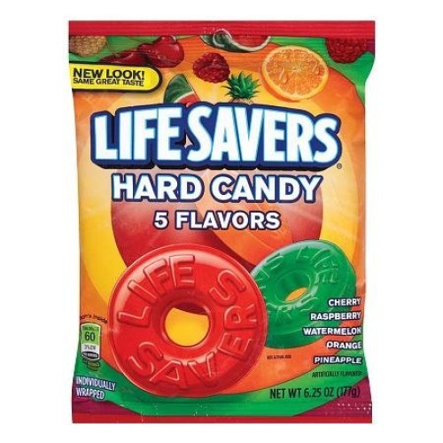 Lifesavers Hard Candy 5 Flavor Pack Of 26.25 Oz.