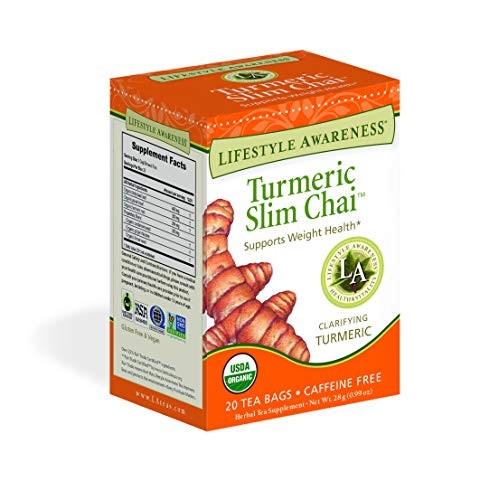 Lifestyle Awareness Turmeric Slim Chai, 20 Tea Bags