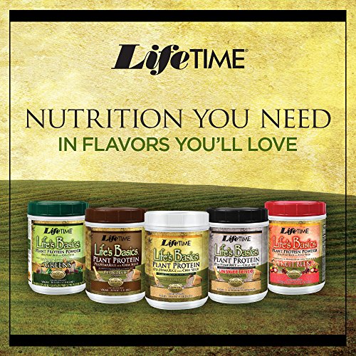 Lifetime Life’S Basics Plant Based Protein Powder, Natural Vanil
