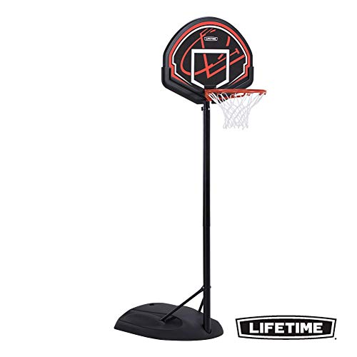 Lifetime 90022 32 Youth Portable Basketball Hoop, Red/Black