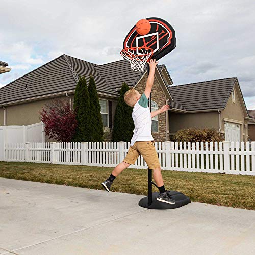 Lifetime 90022 32 Youth Portable Basketball Hoop, Red/Black