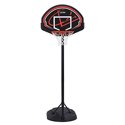 Lifetime 90022 32 Youth Portable Basketball Hoop, Red/Black