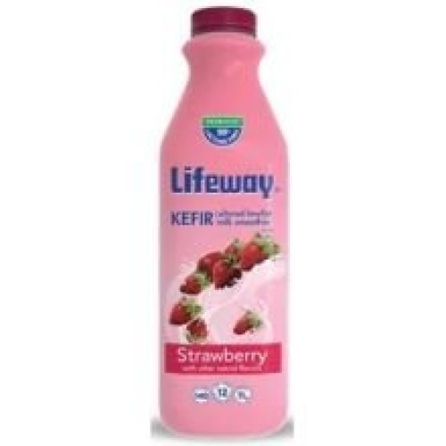 Lifeway Low Fat Strawberry Kefir, 8 Fluid Ounce -- 24 Per Case.