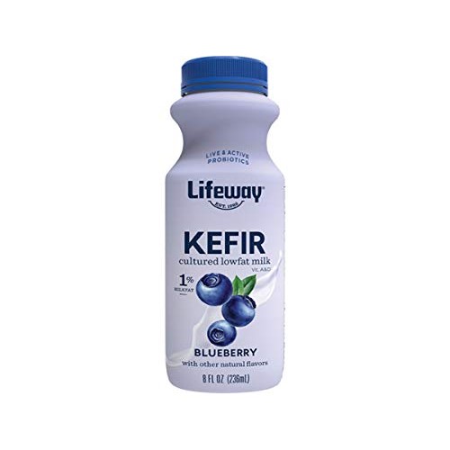 Lifeway Probiotic Low Fat Blueberry Kefir, 8 Ounce -- 6 Per Case.