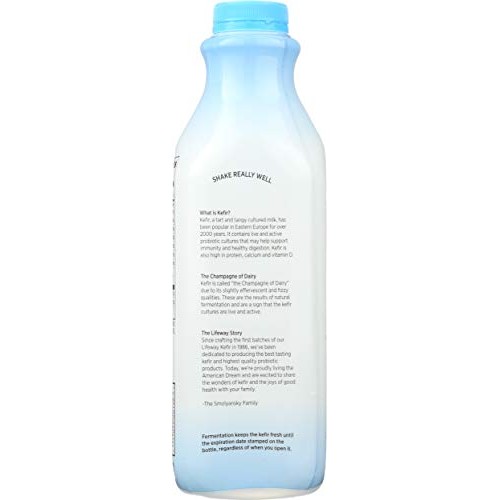 Lifeway Probiotic Non Fat Plain Kefir, 32 Ounce -- 6 Per Case.