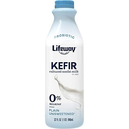 Lifeway Probiotic Non Fat Plain Kefir, 32 Ounce -- 6 Per Case.