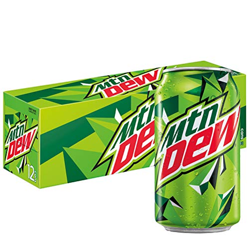 Mountain Dew Cans 12 Count, 12 Fl Oz Each
