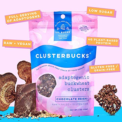 Clusterbucks Buckwheat Granola Clusters With Adaptogens Chocola