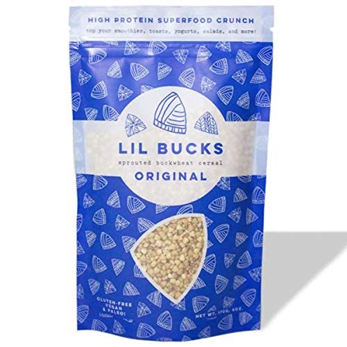 Lil Bucks Sprouted Buckwheat Groats Raw Organic, Grain-Free Gran