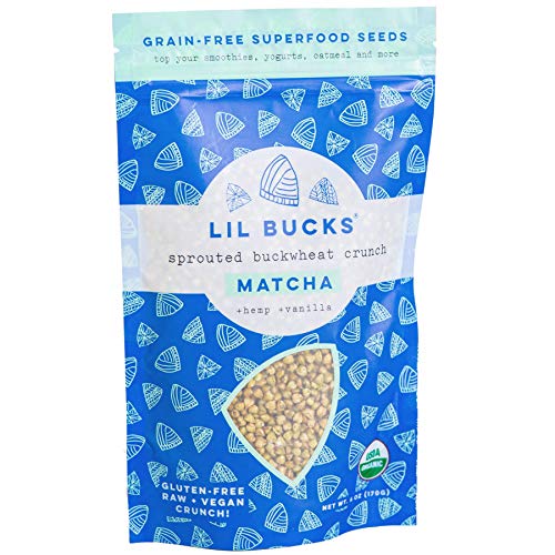 Lil Bucks Sprouted Buckwheat Groats Raw Organic, Grain-Free Gran