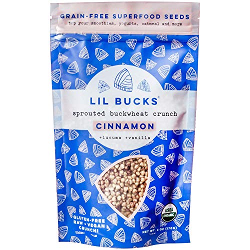 Lil Bucks Sprouted Buckwheat Groats Raw Organic, Grain-Free Gran