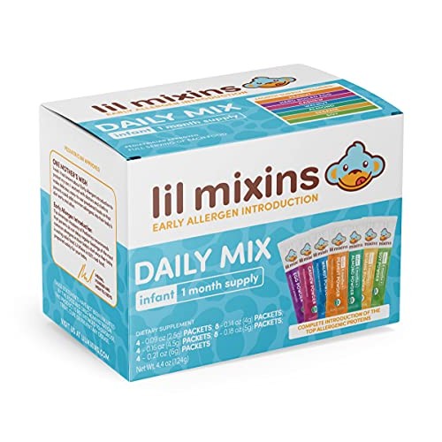 Lil Mixins Early Allergen Introduction Powder, Daily Mix | Peanu...