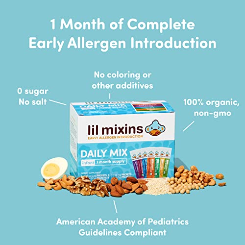 Lil Mixins Early Allergen Introduction Powder, Daily Mix | Peanu...