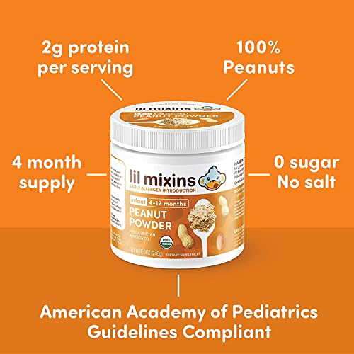 Lil Mixins Early Allergen Introduction Powder, Peanut | Baby Sta...