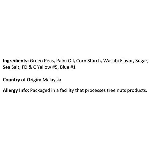 Lila Bazaar - Wasabi Coated Green Peas 24 Oz | Salted, Crunchy A