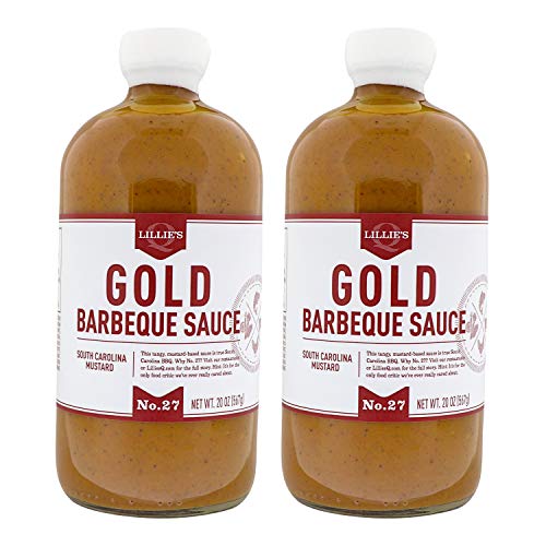 Lillie’s Q - Gold Barbeque Sauce, Gourmet Carolina Sauce, Tangy ...