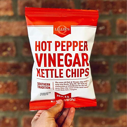 Lillies Q - Hot Pepper Vinegar Kettle Chips, Spicy Salt &Amp; Vineg