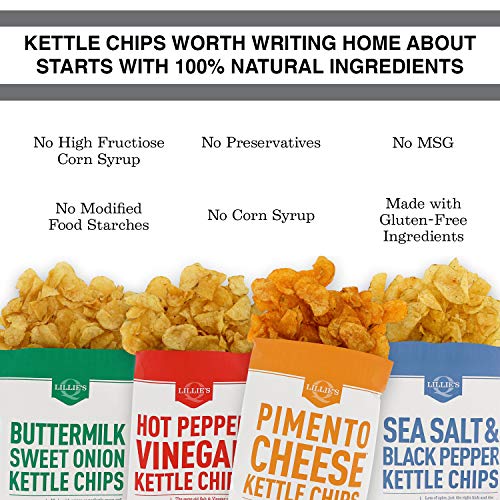 Lillies Q - Hot Pepper Vinegar Kettle Chips, Spicy Salt &Amp; Vineg