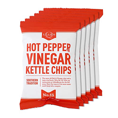 Lillies Q - Hot Pepper Vinegar Kettle Chips, Spicy Salt &Amp; Vineg