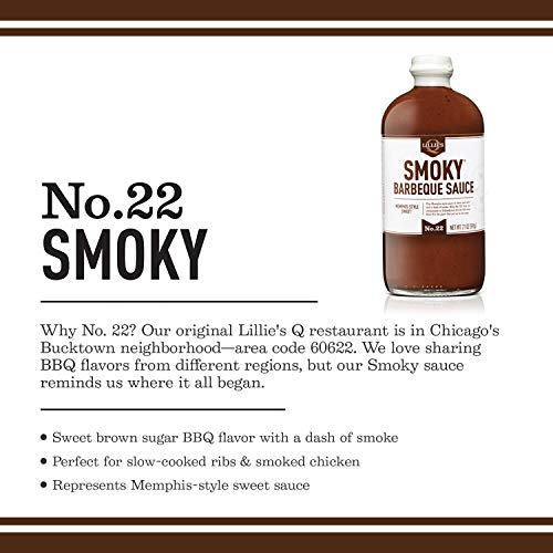 Lillies Q - Smoky Barbeque Sauce, Gourmet Bbq Sauce, Sweet Brow
