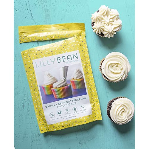 LillyBean by PastryBase Vanilla Bean Buttercream Frosting Mix, 1...